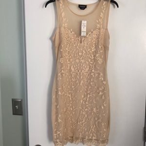 Bebe Cream Dress